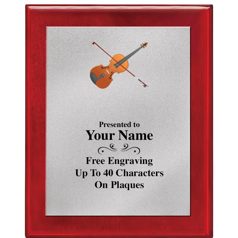 8X10 RW PIANO PLQ MATTE SV PLT