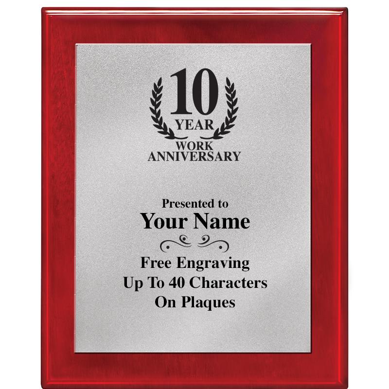 8X10 RW PIANO PLQ MATTE SV PLT