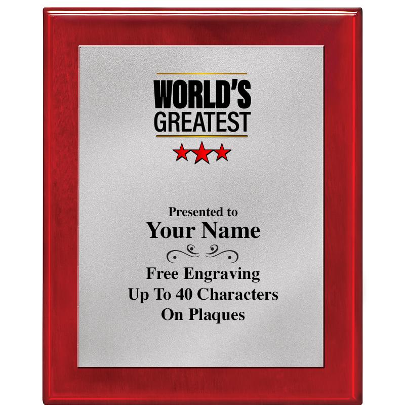 8X10 RW PIANO PLQ MATTE SV PLT