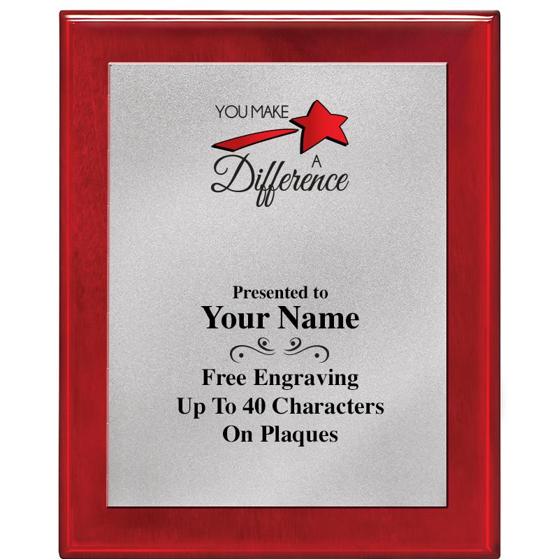 8X10 RW PIANO PLQ MATTE SV PLT