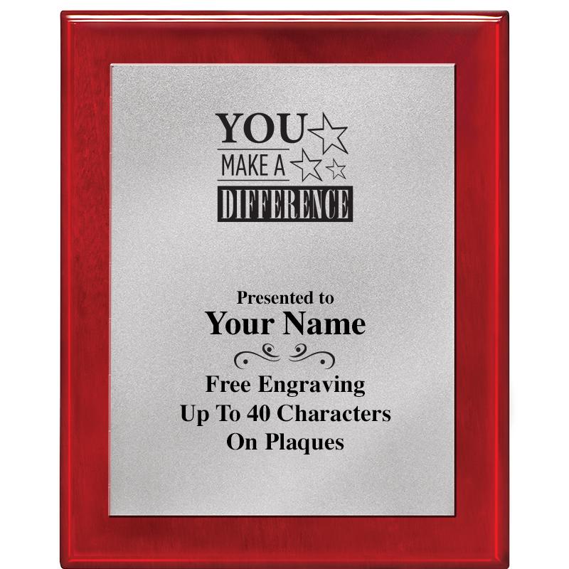 8X10 RW PIANO PLQ MATTE SV PLT