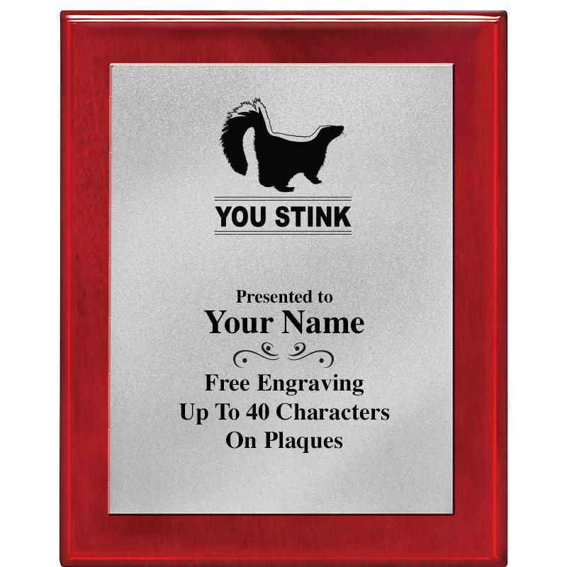 8X10 RW PIANO PLQ MATTE SV PLT