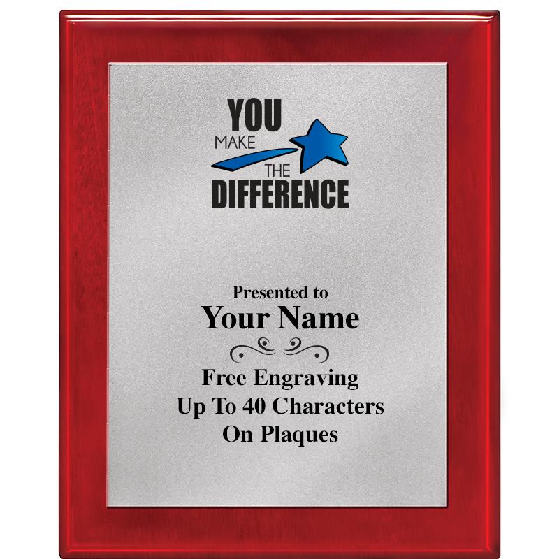 8X10 RW PIANO PLQ MATTE SV PLT