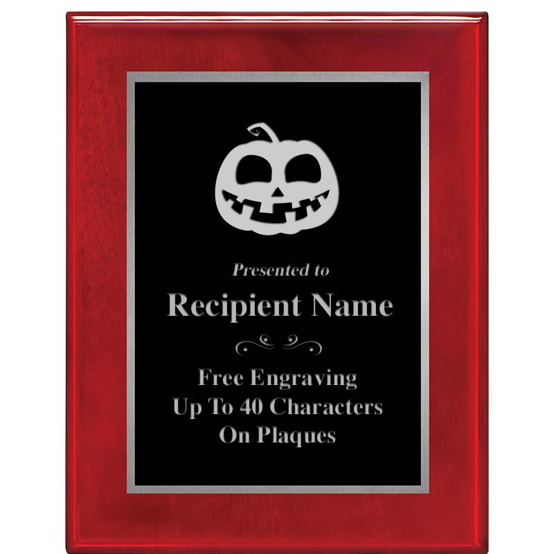 7X9 GLOSSED ROSEWOOD PLAQUE SV