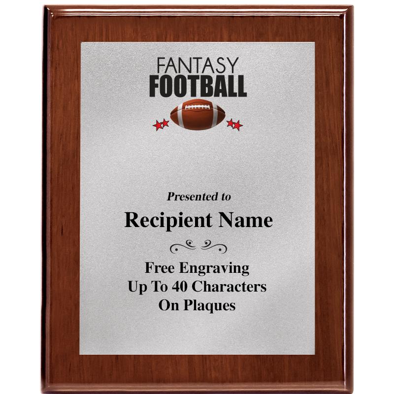 8X10 WALNUT PLQ MATTE SV PLT