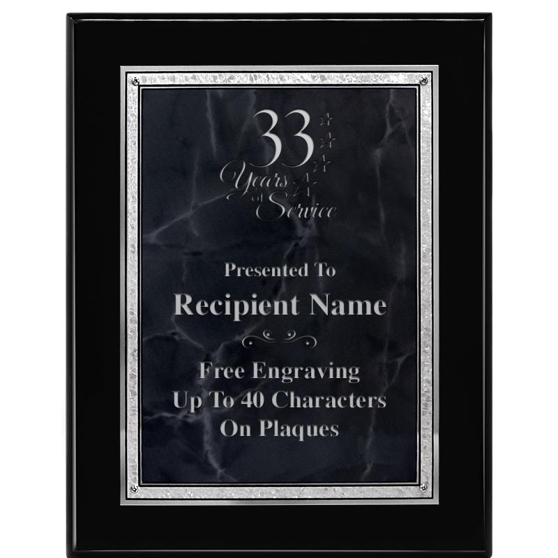 7X9 GY MARB FLOURISH PQ BK/SV