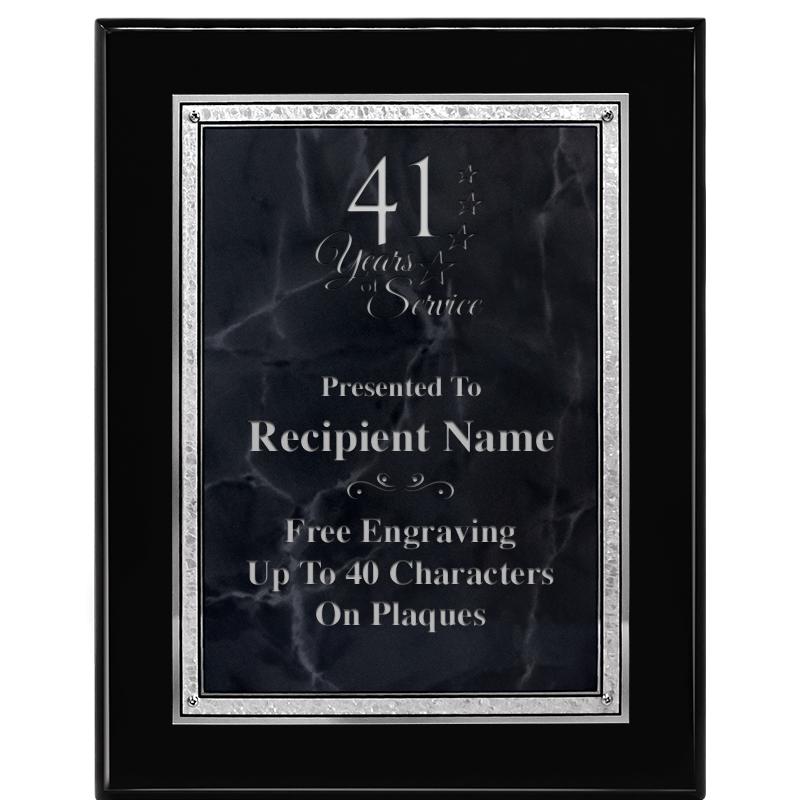 7X9 GY MARB FLOURISH PQ BK/SV