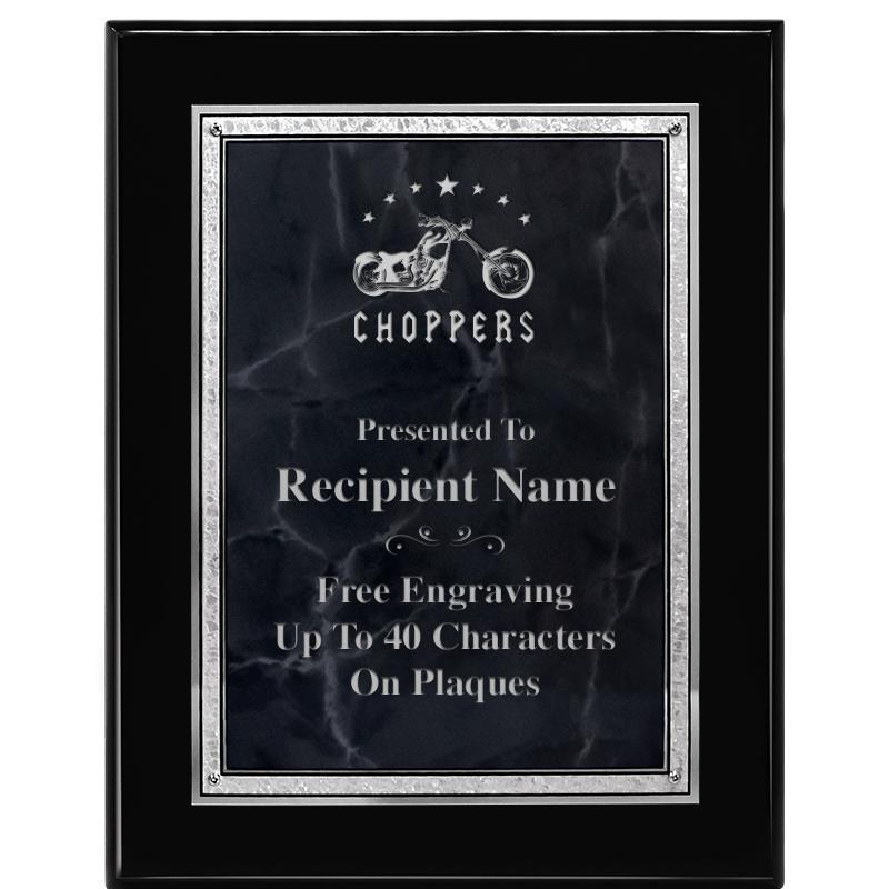 7X9 GY MARB FLOURISH PQ BK/SV