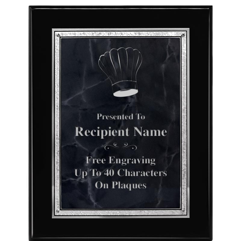 7X9 GY MARB FLOURISH PQ BK/SV