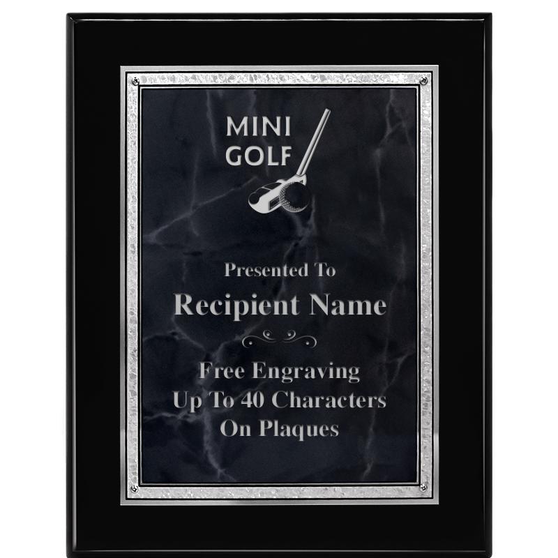 7X9 GY MARB FLOURISH PQ BK/SV