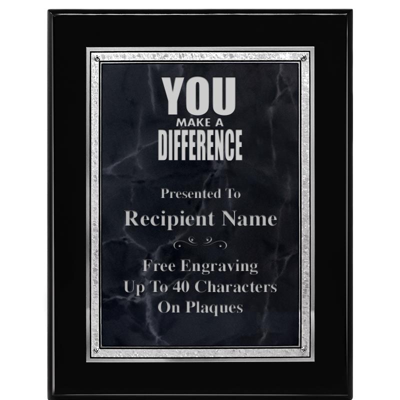 7X9 GY MARB FLOURISH PQ BK/SV