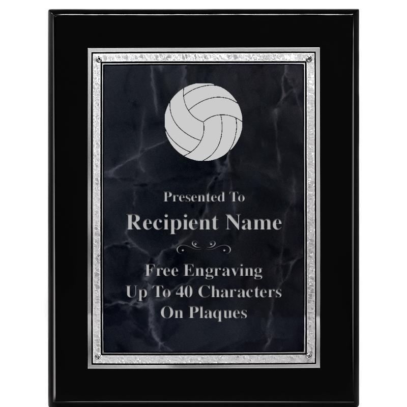 7X9 GY MARB FLOURISH PQ BK/SV