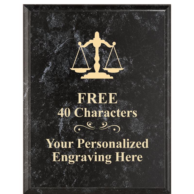 7X9 GOLD FILLED LASER PLAQUE