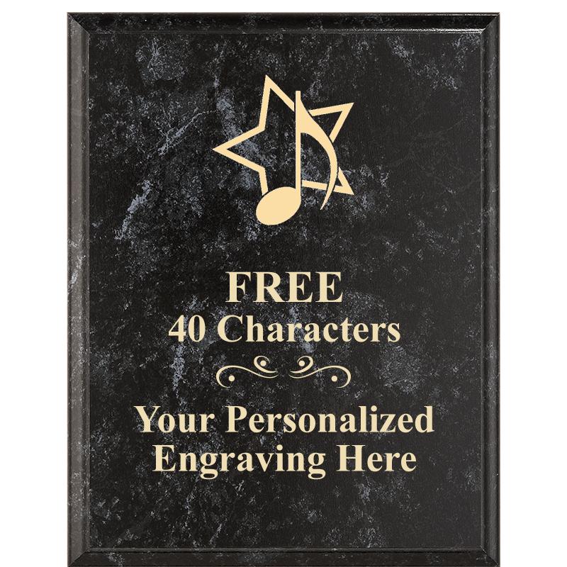 7X9 GOLD FILLED LASER PLAQUE