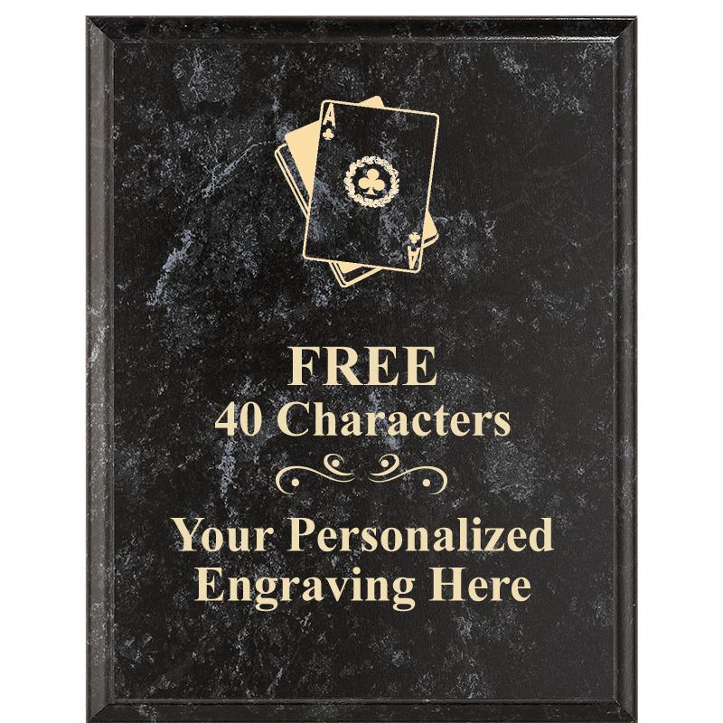 7X9 GOLD FILLED LASER PLAQUE