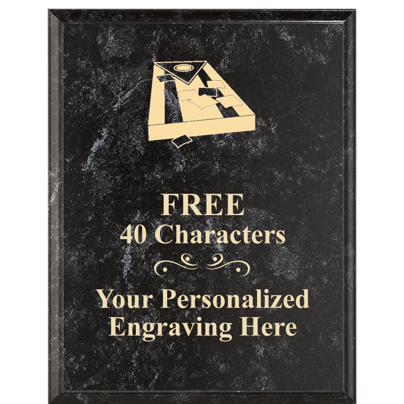 7X9 GOLD FILLED LASER PLAQUE