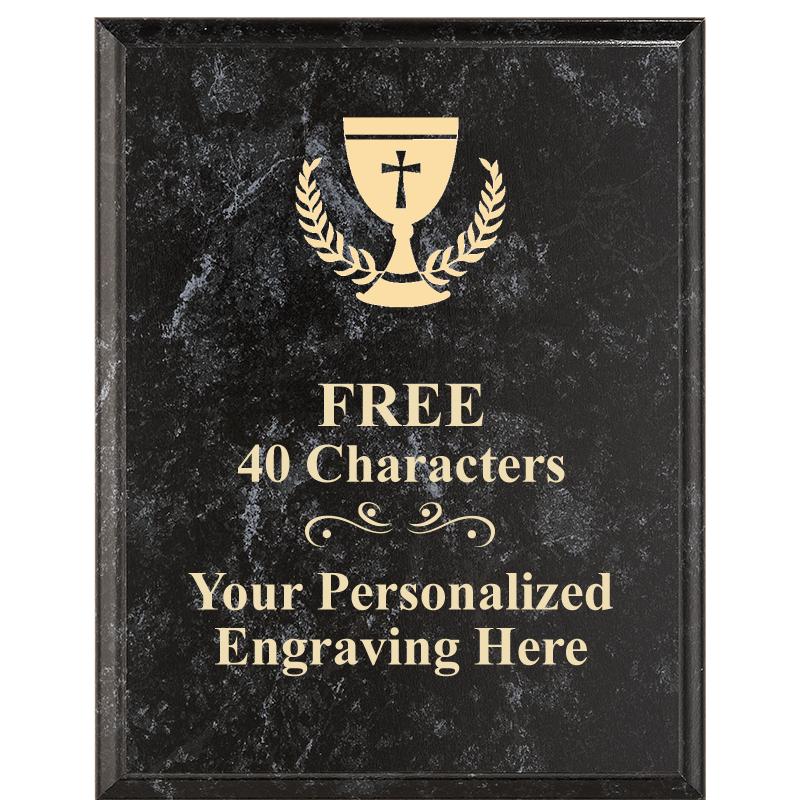 7X9 GOLD FILLED LASER PLAQUE