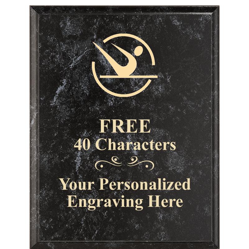 7X9 GOLD FILLED LASER PLAQUE