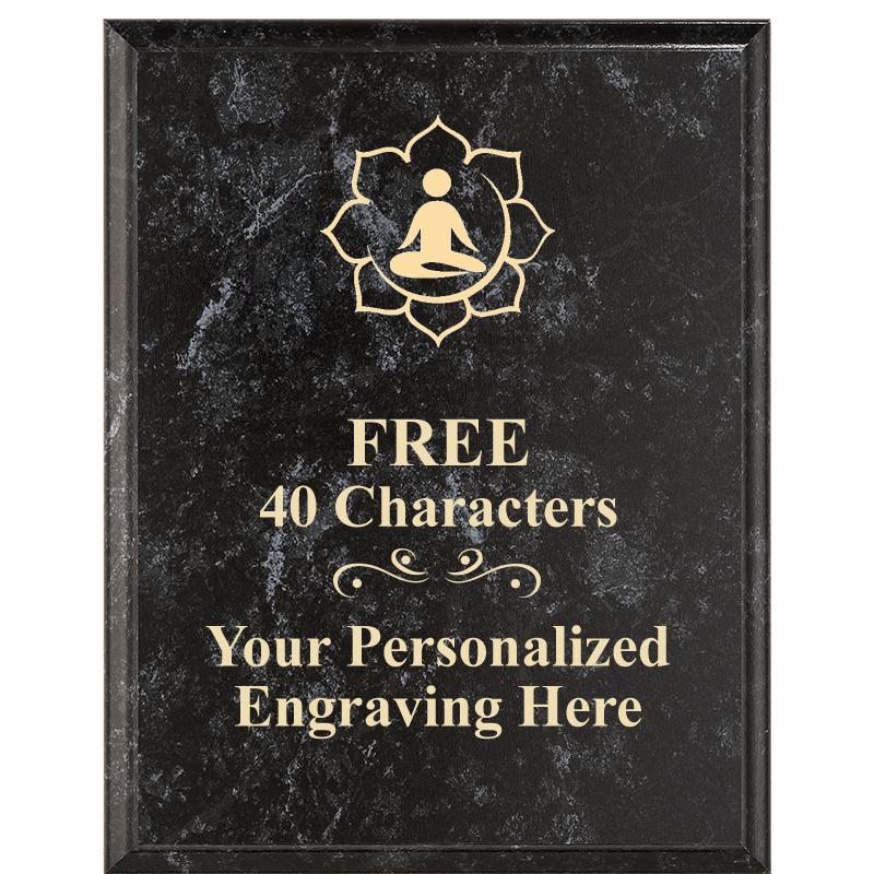 7X9 GOLD FILLED LASER PLAQUE