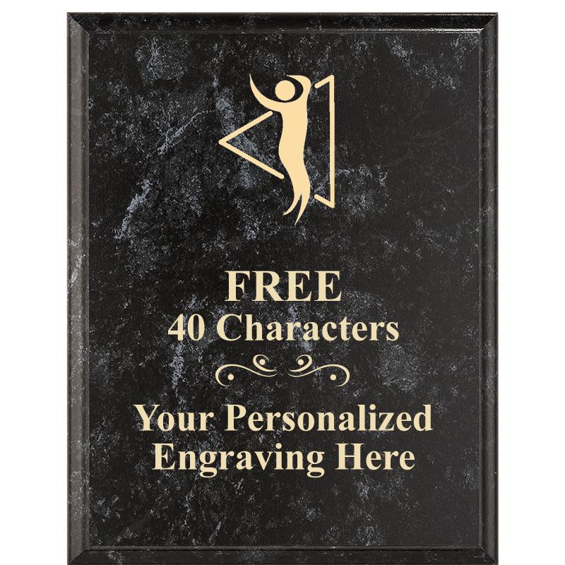 7X9 GOLD FILLED LASER PLAQUE