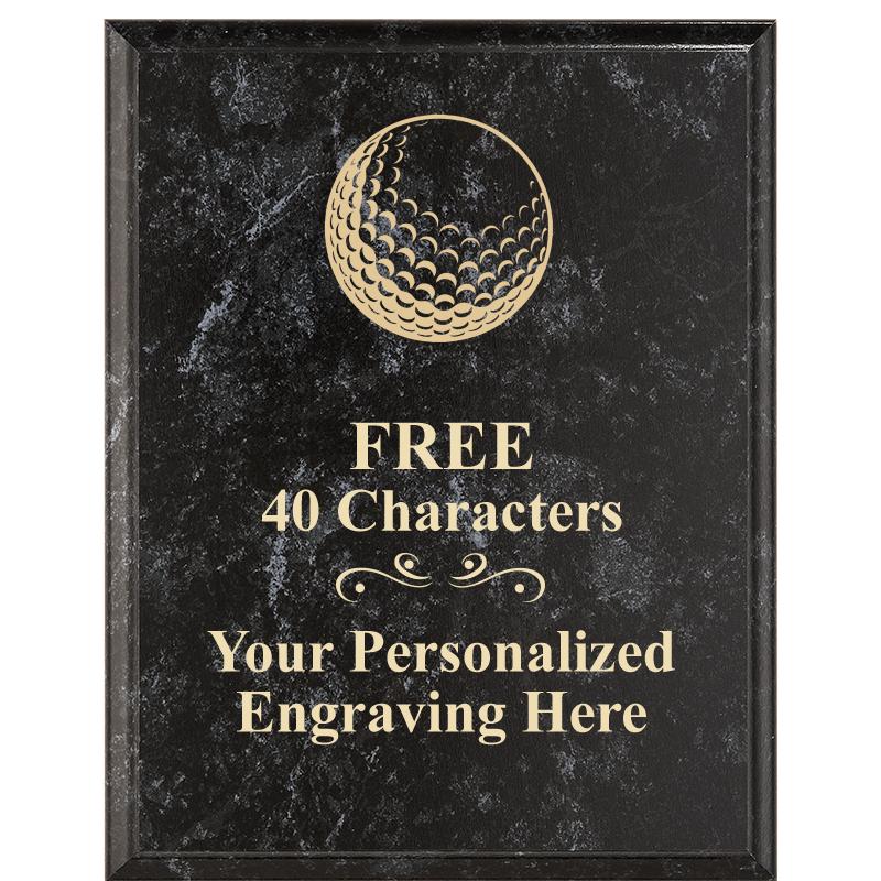 7X9 GOLD FILLED LASER PLAQUE