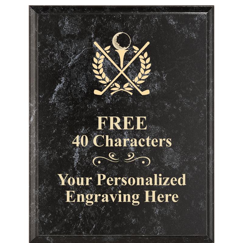 7X9 GOLD FILLED LASER PLAQUE