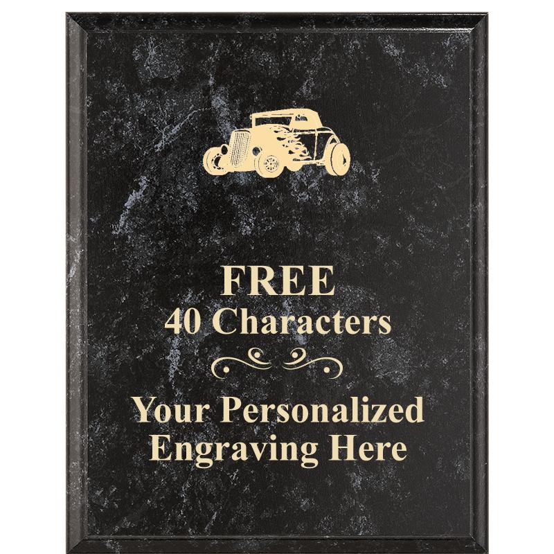 7X9 GOLD FILLED LASER PLAQUE