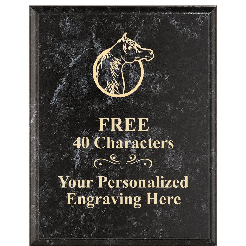 7X9 GOLD FILLED LASER PLAQUE