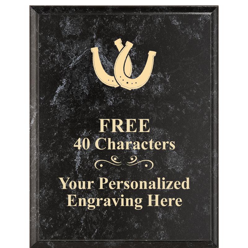 7X9 GOLD FILLED LASER PLAQUE