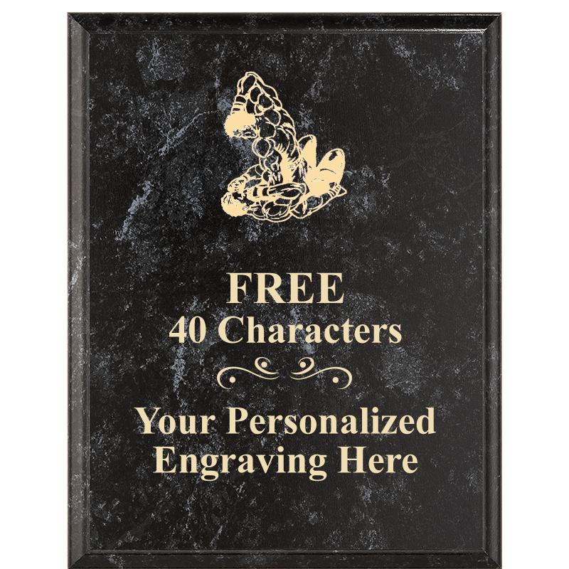 7X9 GOLD FILLED LASER PLAQUE