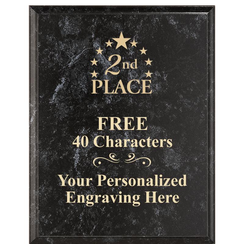 7X9 GOLD FILLED LASER PLAQUE