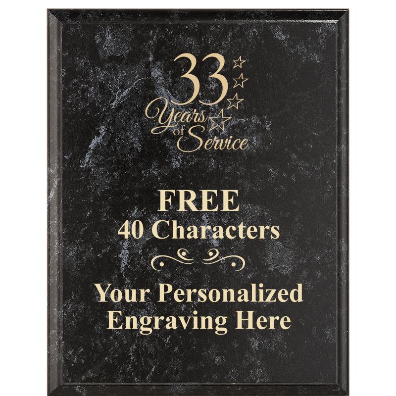 7X9 GOLD FILLED LASER PLAQUE