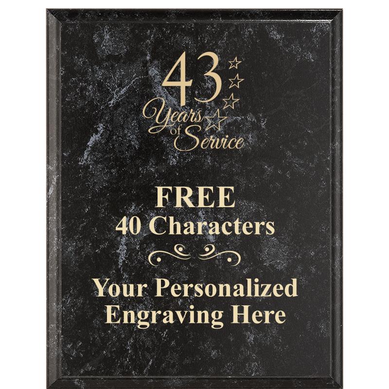 7X9 GOLD FILLED LASER PLAQUE