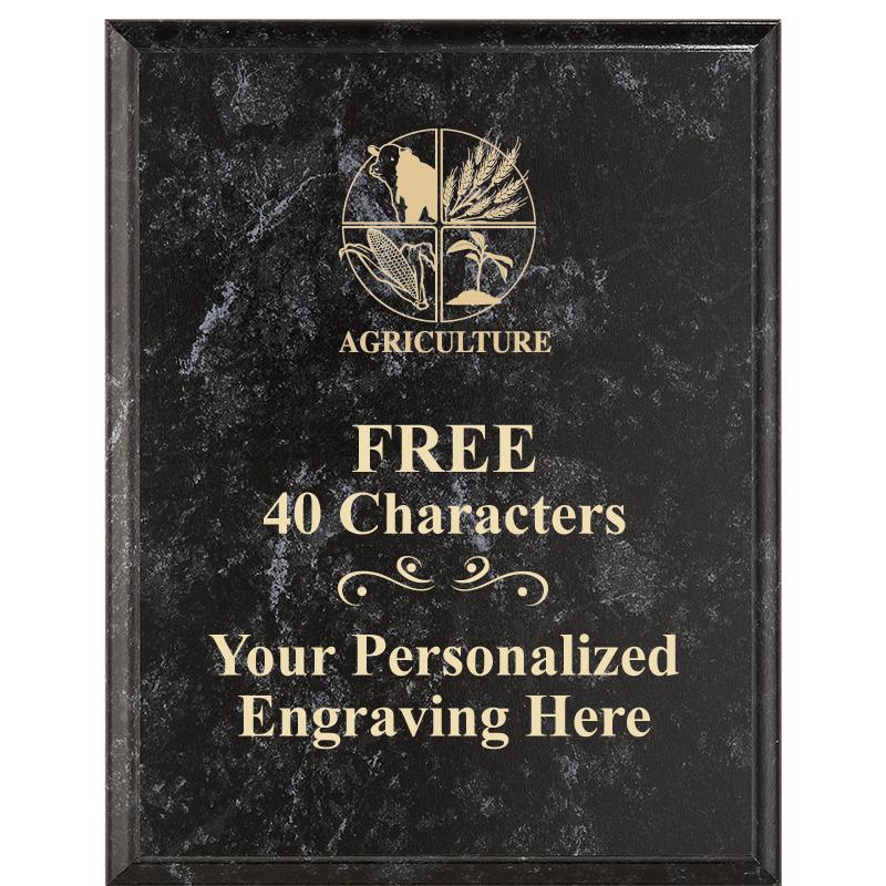 7X9 GOLD FILLED LASER PLAQUE