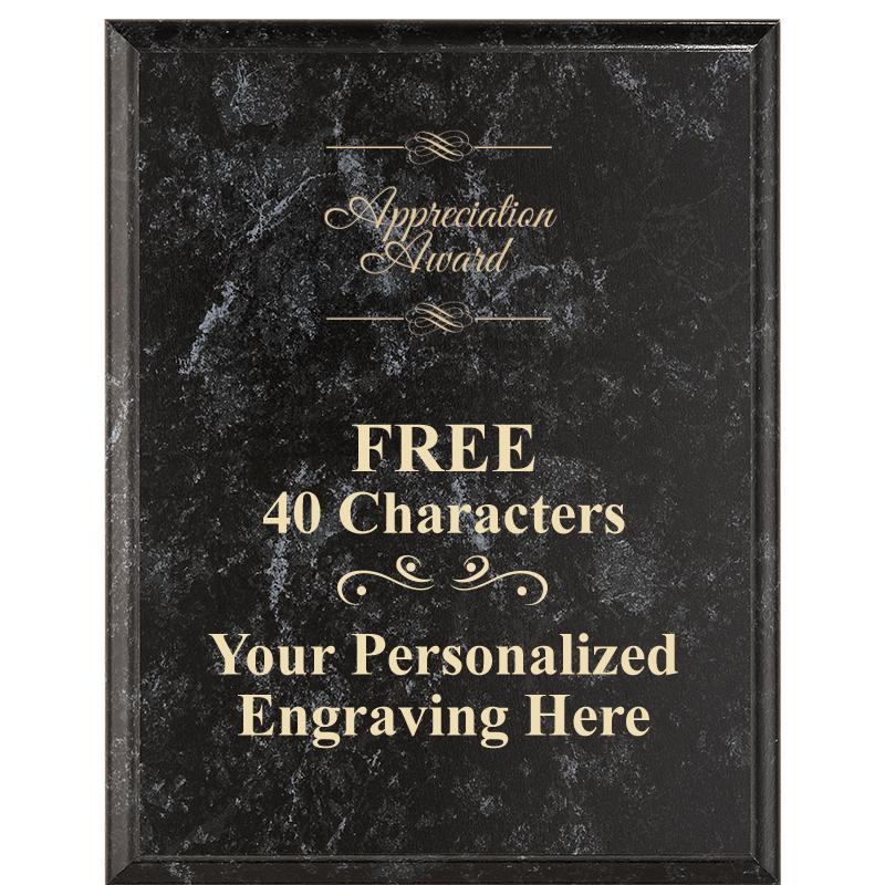 7X9 GOLD FILLED LASER PLAQUE