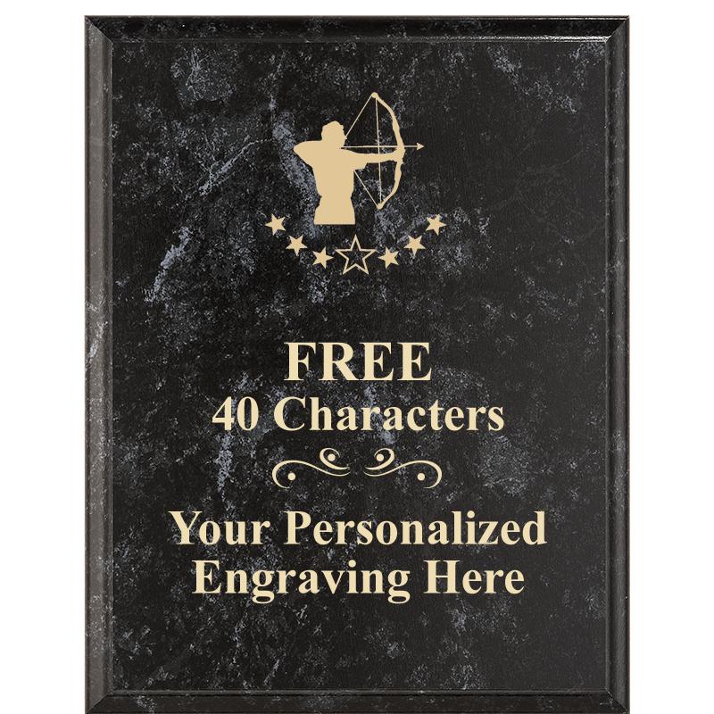 7X9 GOLD FILLED LASER PLAQUE