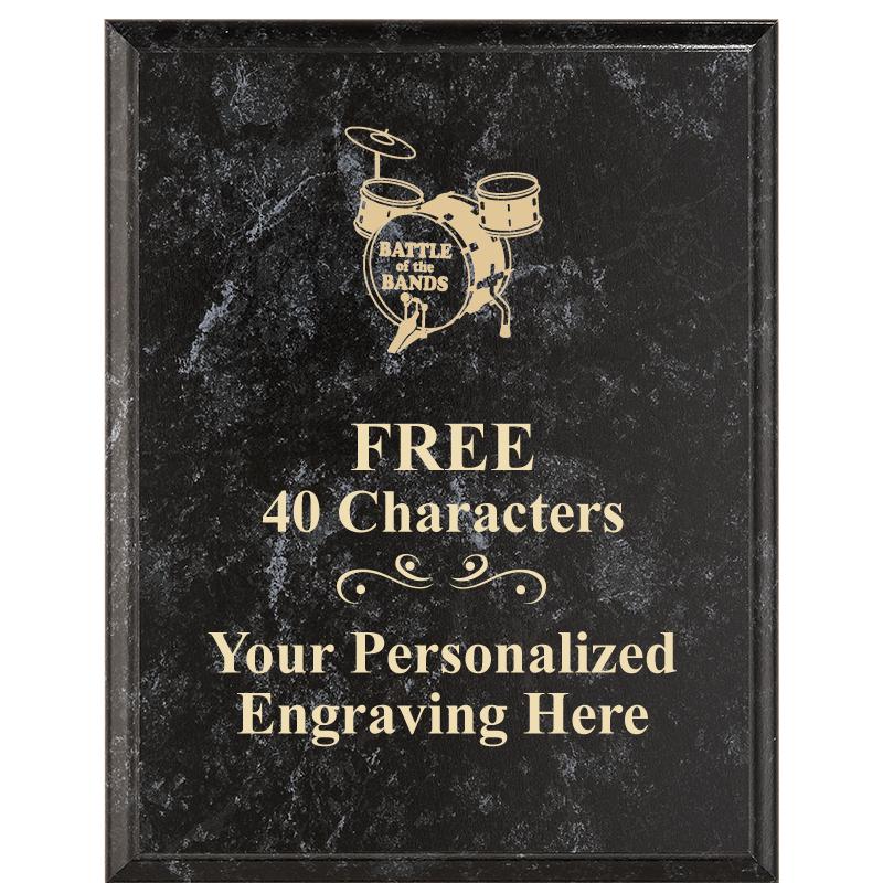 7X9 GOLD FILLED LASER PLAQUE