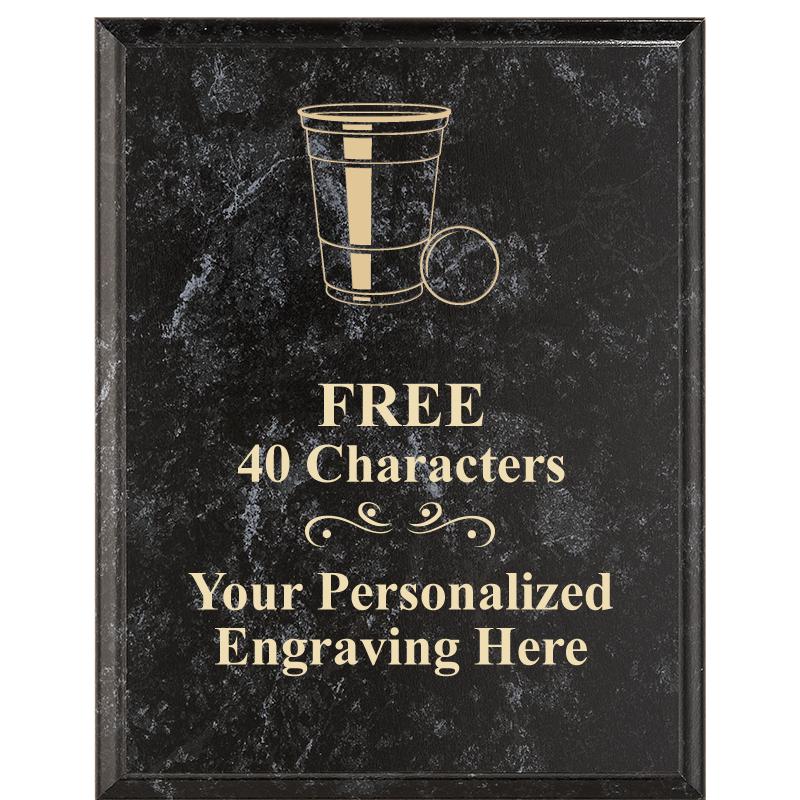 7X9 GOLD FILLED LASER PLAQUE