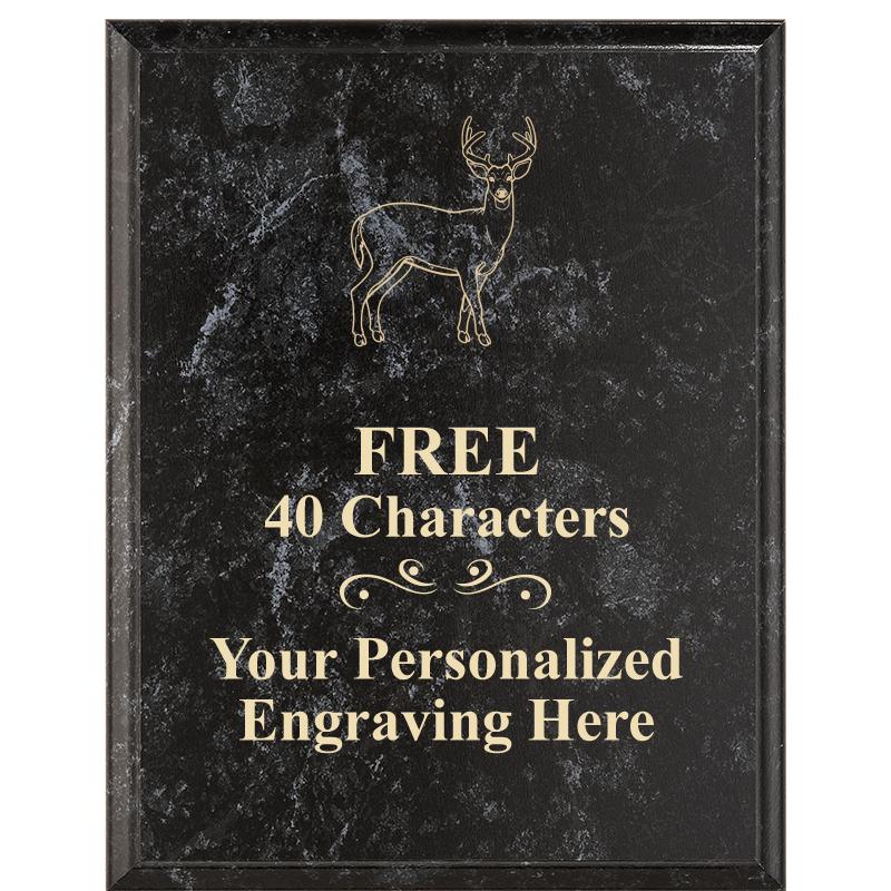 7X9 GOLD FILLED LASER PLAQUE