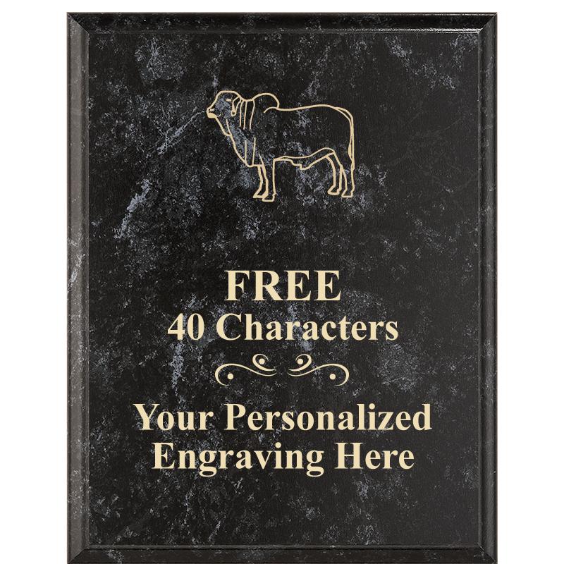 7X9 GOLD FILLED LASER PLAQUE