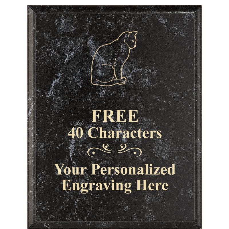 7X9 GOLD FILLED LASER PLAQUE