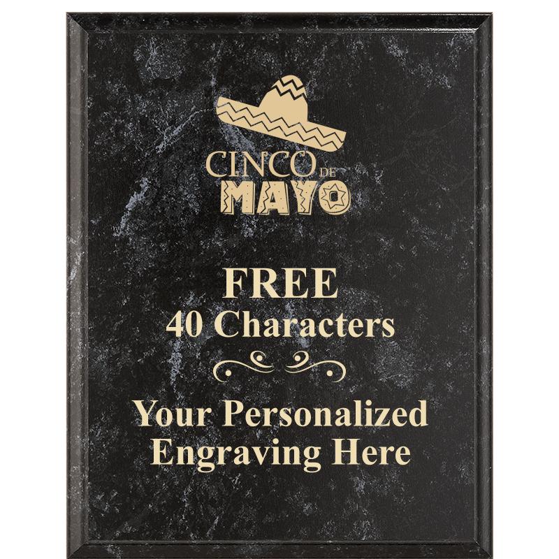 7X9 GOLD FILLED LASER PLAQUE