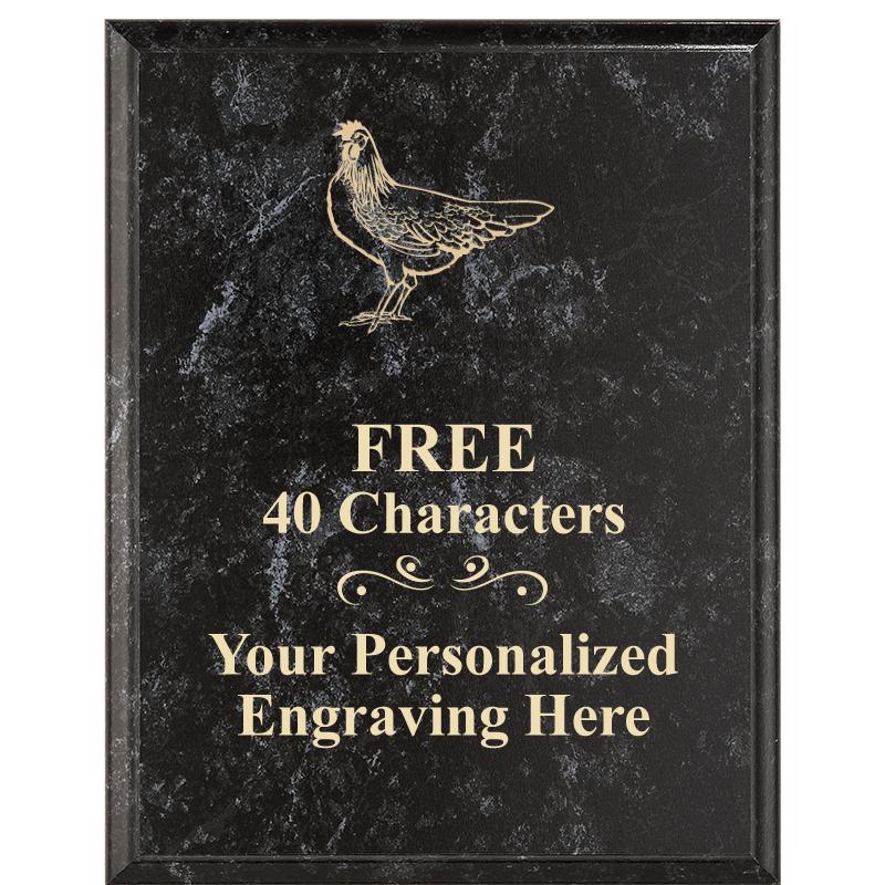 7X9 GOLD FILLED LASER PLAQUE