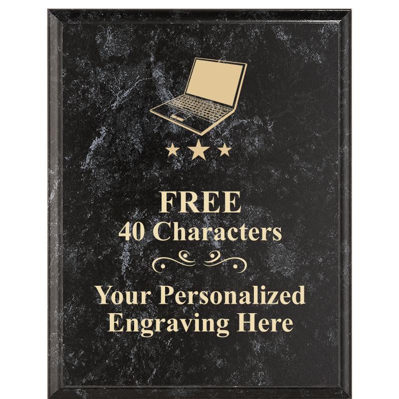 7X9 GOLD FILLED LASER PLAQUE