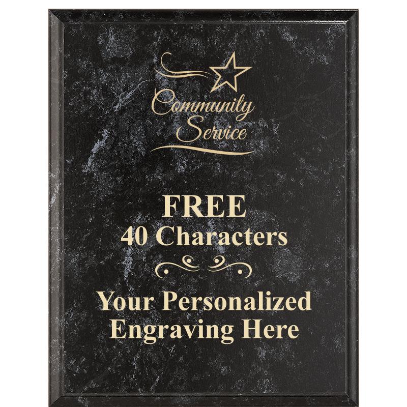 7X9 GOLD FILLED LASER PLAQUE