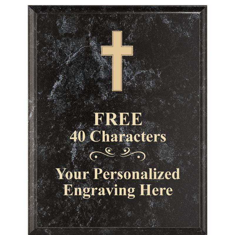 7X9 GOLD FILLED LASER PLAQUE