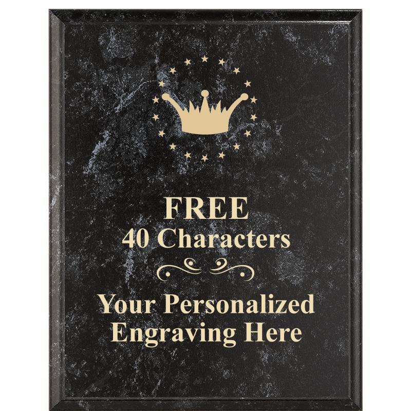 7X9 GOLD FILLED LASER PLAQUE