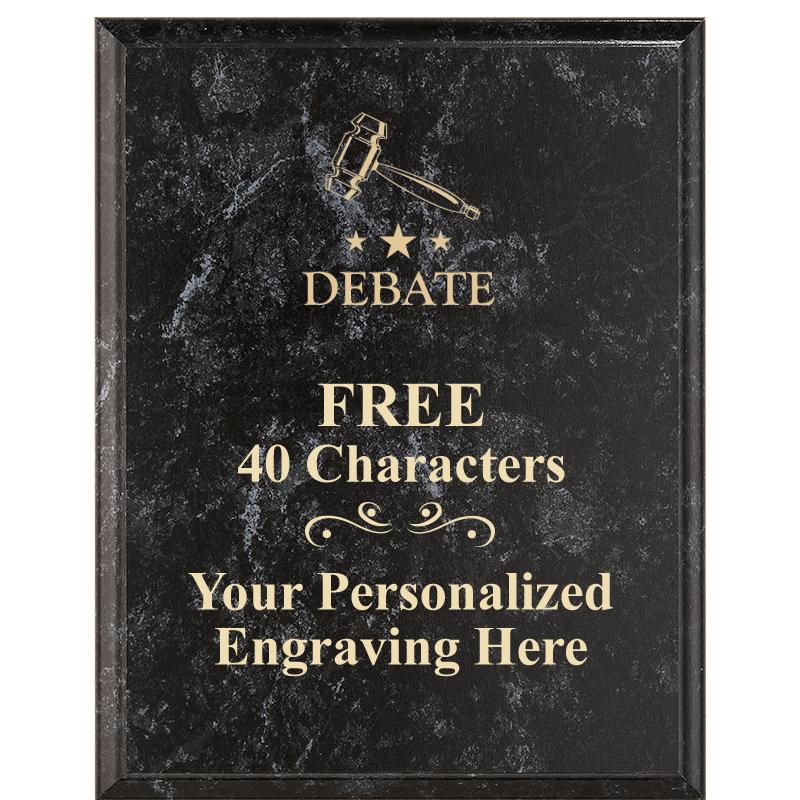 7X9 GOLD FILLED LASER PLAQUE