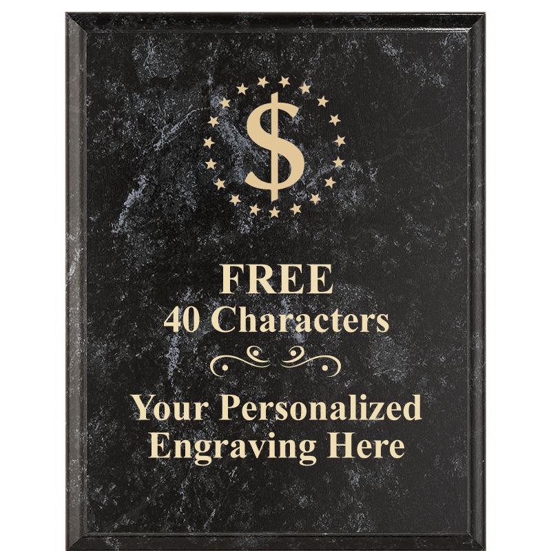 7X9 GOLD FILLED LASER PLAQUE