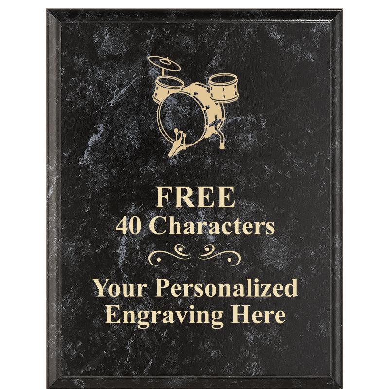 7X9 GOLD FILLED LASER PLAQUE